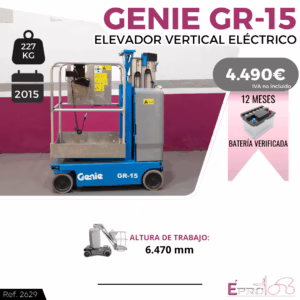 ELEVADOR VERTICAL 227 KG GENIE GR-15