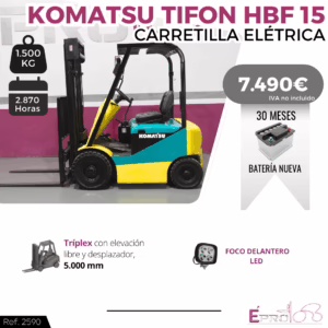 CARRETILLA ELEVADORA KOMATSU TIFON HBF15