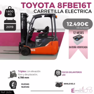 CARRETILLA ELECTRICA TOYOTA