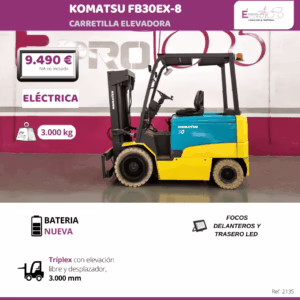 CARRETILLA ELEVADORA KOMTASU