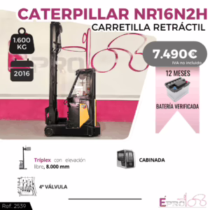CARRETILLA RETRACTIL ELECTRICA CATERPILLAR