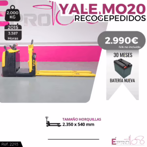 RECOGEPEDIDOS YALE MO20