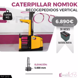 RECOGEPEDIDOS VERTICAL ELECTRICO NOM10K